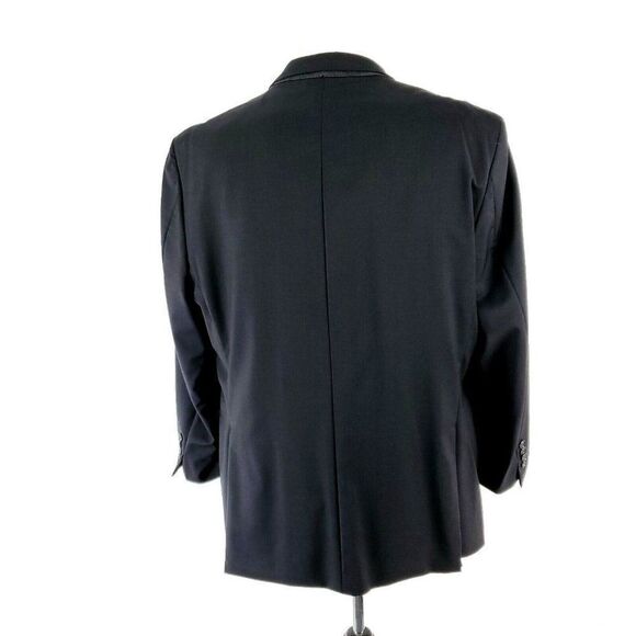 Joseph Abboud Super 120s Wool Italy 2 Button Blazer 42R Or Slim Fit 44R‎ Gray - Picture 5 of 11